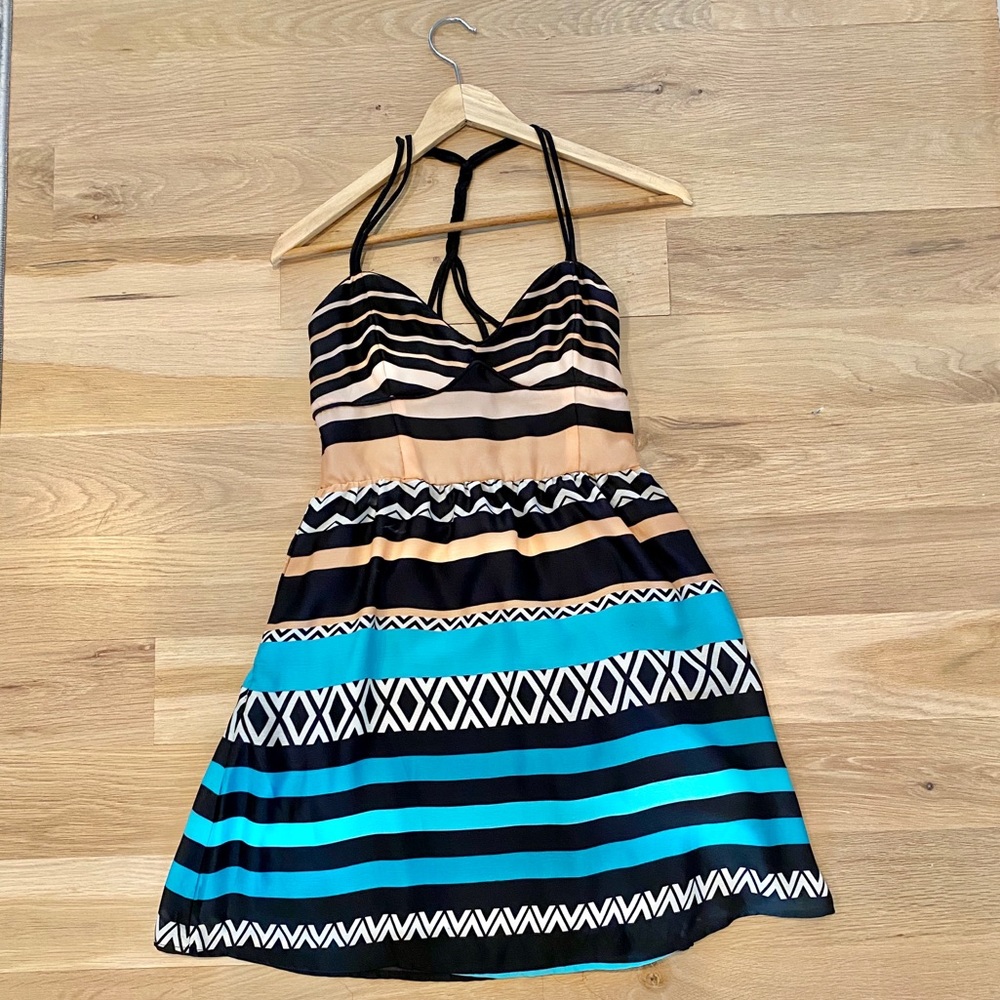 Bar III printed boho summer dress